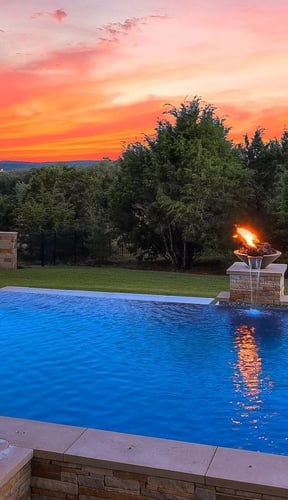 Home with a large pool
