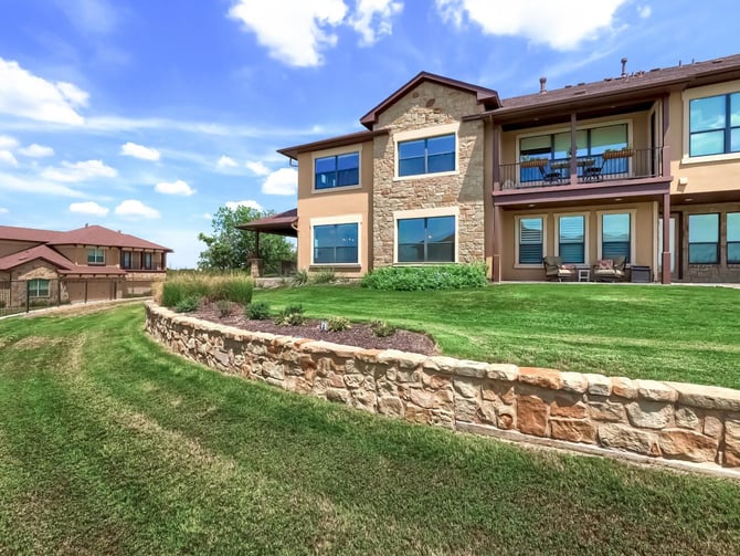 Beautiful home exterior properties in Austin Texas